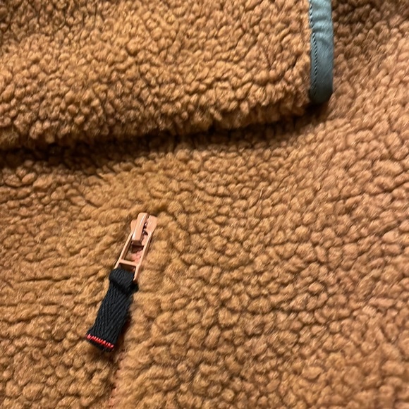 UO BDG Sherpa Fleece Brown Mens M - Picture 5 of 8